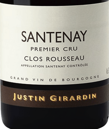 (image for) Justin Girardin Santenay 1er Cru Clos Rousseau 2021